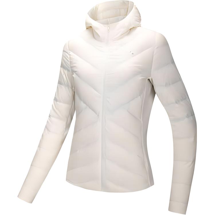 Anta Slim Fit Bequeme Sportliche Freizeit Daunenjacke Damen Oberbekleidung Vanillecreme 962447901-2 S von Joom DACH