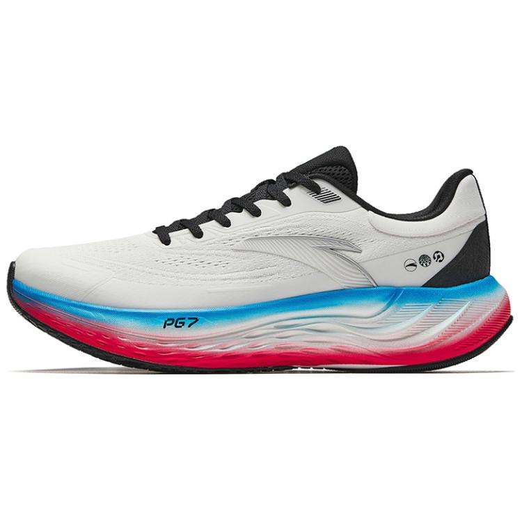 Anta Travel Step Surge Paris Colorway PG7 Strapazierfähige Low-Top Laufschuhe Herren Laufschuhe Weiß Blau Rot 112435578R-1 40.5 von Joom DACH