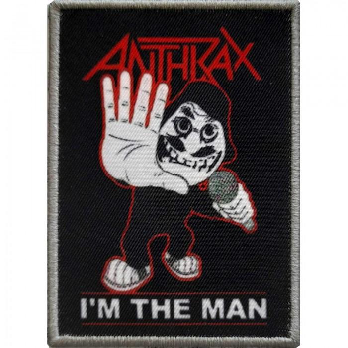 Anthrax I'm The Man Patch One Size schwarz/rot von Joom DACH