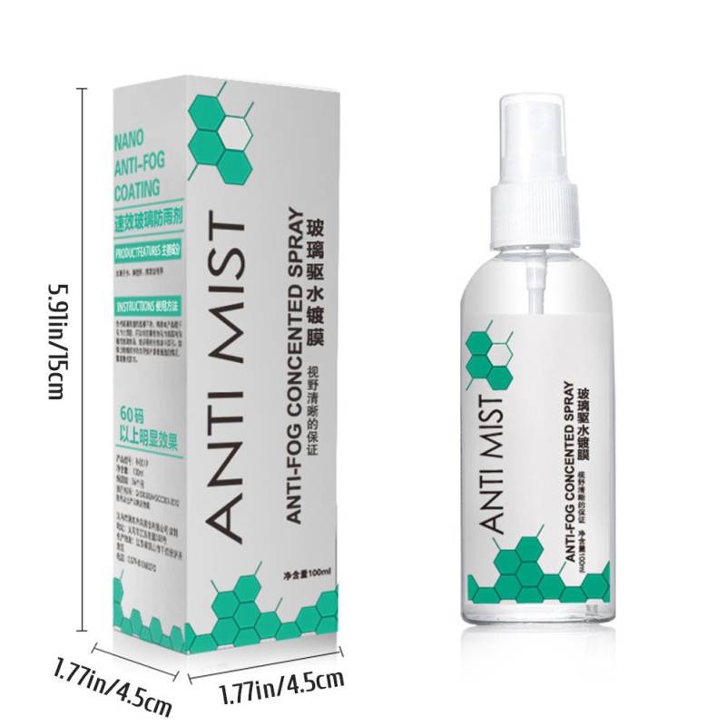 Anti-Beschlag-Spray für Brillen verhindert Beschlag, entspiegelt Gläser, Brillen, Skibrillen, Autoscheiben von Joom DACH