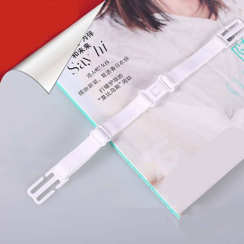 Anti-Drop, rutschfeste Unterwäsche-Träger, Dessous-Zubehör, BH-Träger, Schnalle für Damen, BH-Träger weiß von Joom DACH