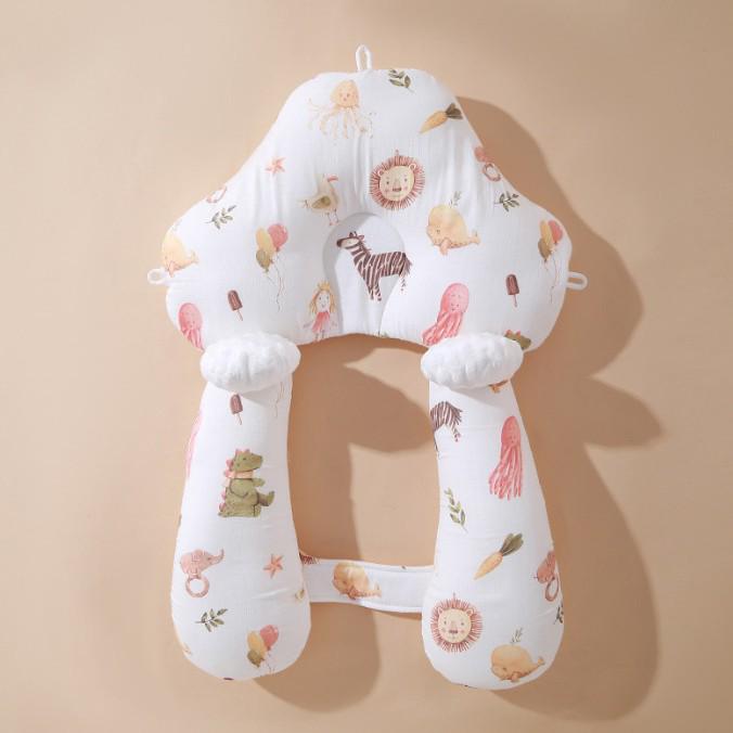 Anti-Plattkopf-Babykissen für Säuglinge (0-12 Monate) - Beruhigendes, Formgebendes, Anti-Schreck-Kissen 42×65 cm von Joom DACH