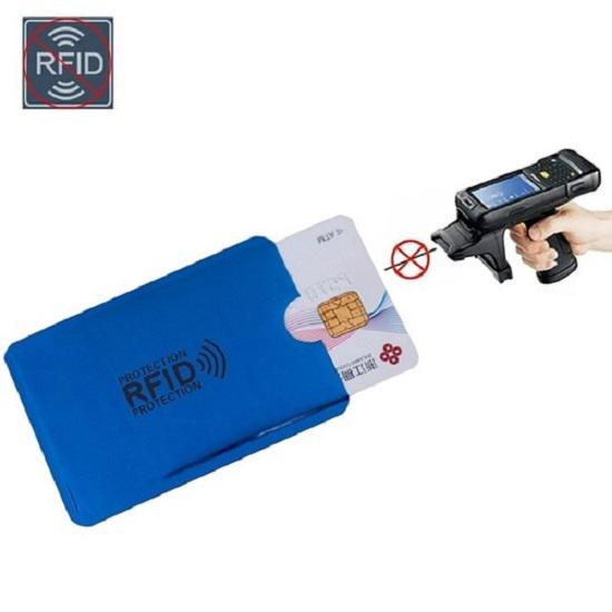 Anti-RFID Wallet Blocking Reader Bankkartenhalter ID Kreditkartenetui Schutz Metall Kreditkartenetui Aluminium von Joom DACH