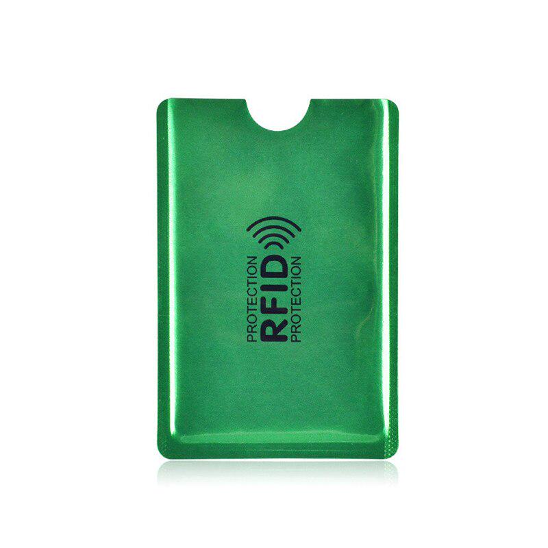 Anti-RFID Wallet Blocking Reader Bankkartenhalter ID Kreditkartenetui Schutz Metall Kreditkartenetui Aluminium von Joom DACH