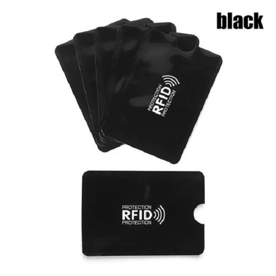 Anti-RFID Wallet Blocking Reader Bankkartenhalter ID Kreditkartenetui Schutz Metall Kreditkartenetui Aluminium von Joom DACH