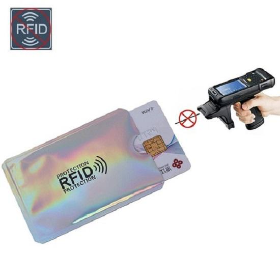 Anti-RFID Wallet Blocking Reader Bankkartenhalter ID Kreditkartenetui Schutz Metall Kreditkartenetui Aluminium von Joom DACH