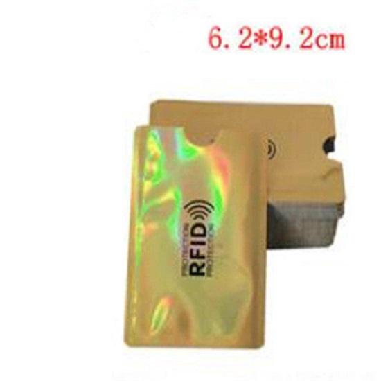 Anti-RFID Wallet Blocking Reader Bankkartenhalter ID Kreditkartenetui Schutz Metall Kreditkartenetui Aluminium von Joom DACH