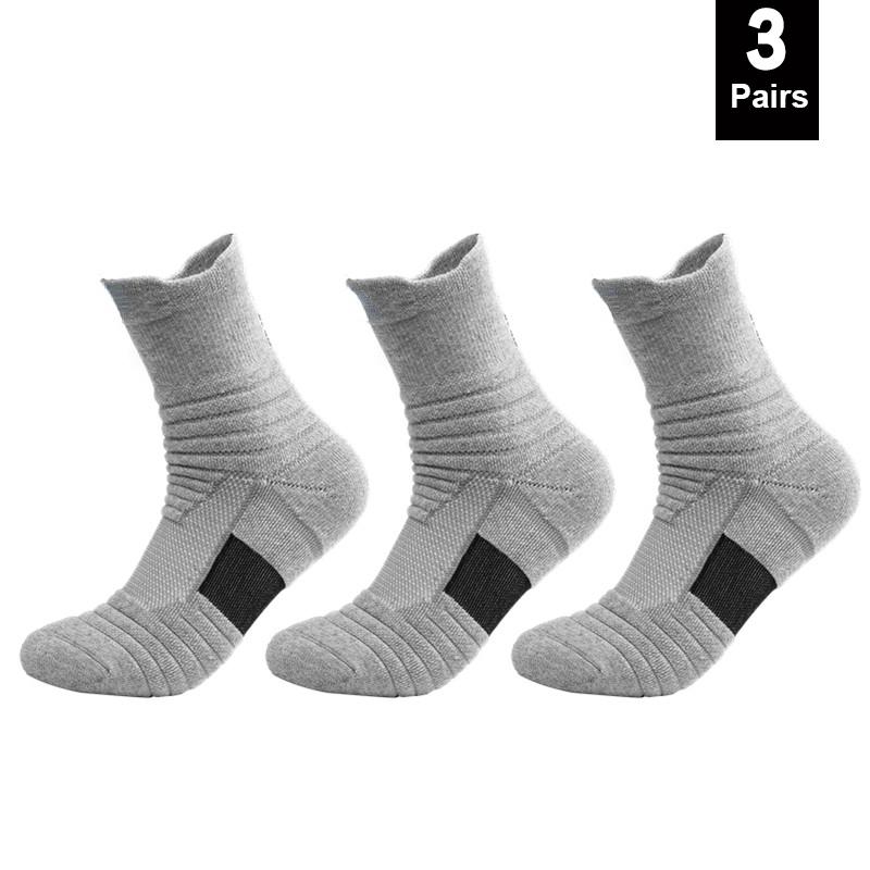 Anti-Rutsch-Fußballsocken für Herren, kurze und lange Socken, Fußball, Basketball, Sport, atmungsaktive desodorierende Socken One Size von Joom DACH