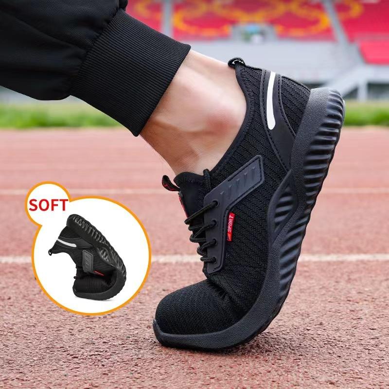 Anti-Smashing Stahlkappe Durchstichfeste Arbeitssicherheitskonstruktion Leichte Stiefel Herren Air Light Atmungsaktive Turnschuhe Übergröße 46 schwarz Anti-Smashing Stahlkappe Durchstichfeste Arbeitssicherheitskonstruktion Leichte Stiefel Herren Air Light Atmungsaktive Turnschuhe Übergröße 46 schwarz von Joom DACH