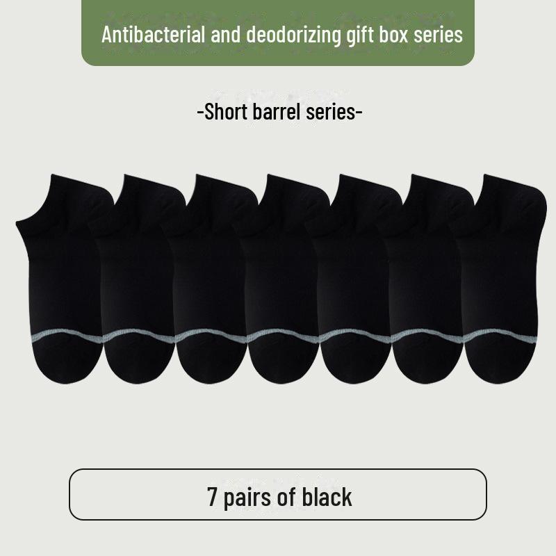 Antibakterielle Silberionen-Deodorant-Socken Geschenkbox - Schweißabsorbierende Business-Socken für Männer und Frauen Women von Joom DACH