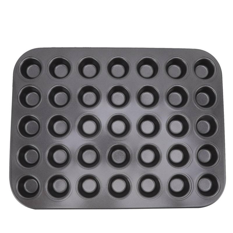 Antihaft Mini Cupcake Muffin Formen Kohlenstoffstahl Küchen Backformen zum Backen von Kuchen Brot 35 Mulden L(for 6.5-9kg) von Joom DACH