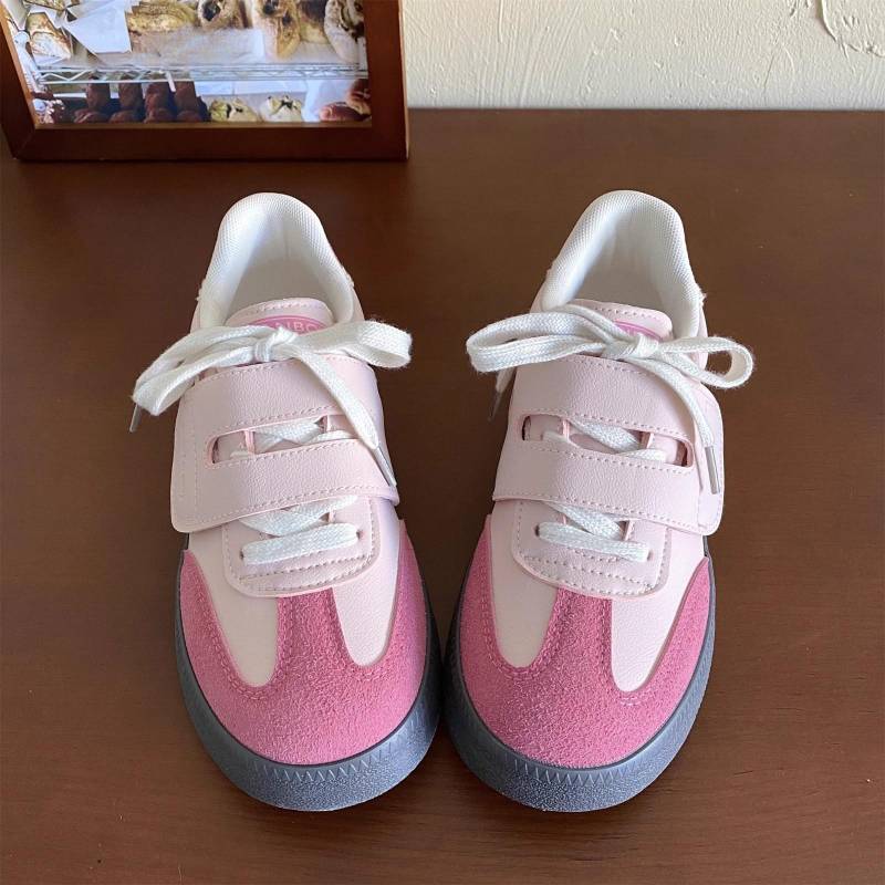 Antike Braune Schuhe Damen Herbst Neu Deutsche Trainingsschuhe Kleine Sportschuhe Damen 36 rosa von Joom DACH