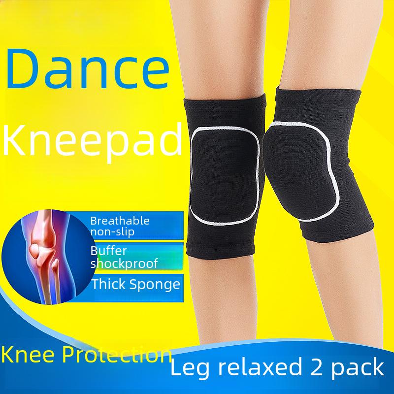 Antikollisions-Knieschoner für Tanz und Sport: Verdickter Schaumstoff für Yoga, Streetdance und Volleyball. XS (40-60 lbs) von Joom DACH