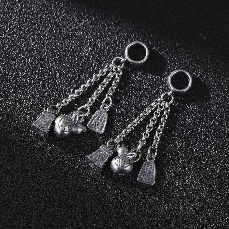 Antiksilberner Kürbisblütenanhänger: Retro Münzbörse & Schmuckanhänger für DIY Halsketten & Armbänder von Joom DACH