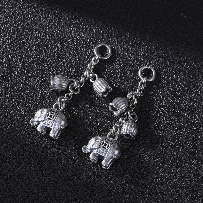 Antiksilberner Kürbisblütenanhänger: Retro Münzbörse & Schmuckanhänger für DIY Halsketten & Armbänder von Joom DACH