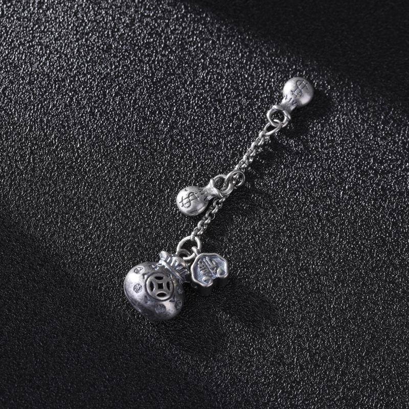 Antiksilberner Kürbisblütenanhänger: Retro Münzbörse & Schmuckanhänger für DIY Halsketten & Armbänder von Joom DACH