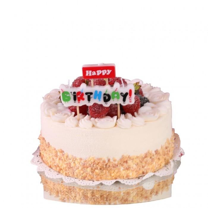 Apac Alles Gute zum Geburtstag-Pick-Kerze One Size schwarz von Joom DACH
