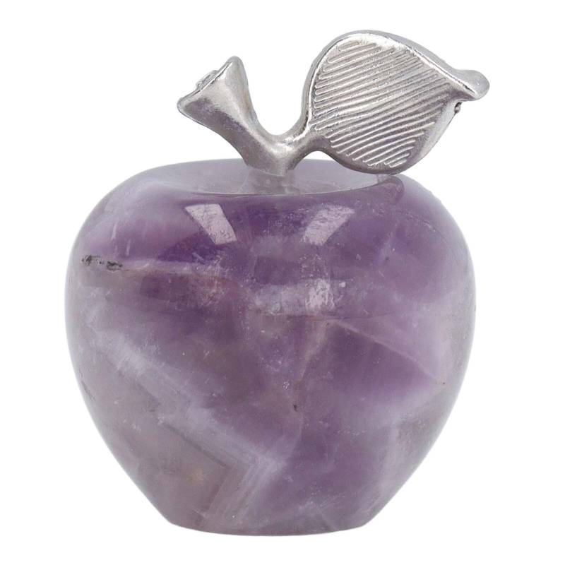 Apfel Figur Briefbeschwerer Stein Apfel Statue für Hochzeit Geburtstag Weihnachten Heimdekoration Gras von Joom DACH