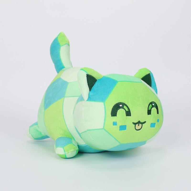 Aphmau Plüsch Heiß Verkauft Katzen Plüschtier Puppe Burger Pommes Katze Weiches Kissen 26cm pflaume von Joom DACH