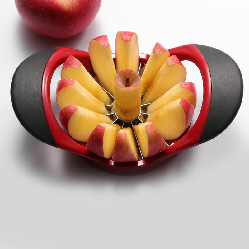 Apple Slicer Corer Birne Cutter Messer Edelstahl Obst Slicer Peeler Cut-Tool Obst Splitter Chopper Küche Gadgets Werkzeuge rot/schwarz Apple Slicer Corer Birne Cutter Messer Edelstahl Obst Slicer Peeler Cut-Tool Obst Splitter Chopper Küche Gadgets Werkzeuge rot/schwarz von Joom DACH