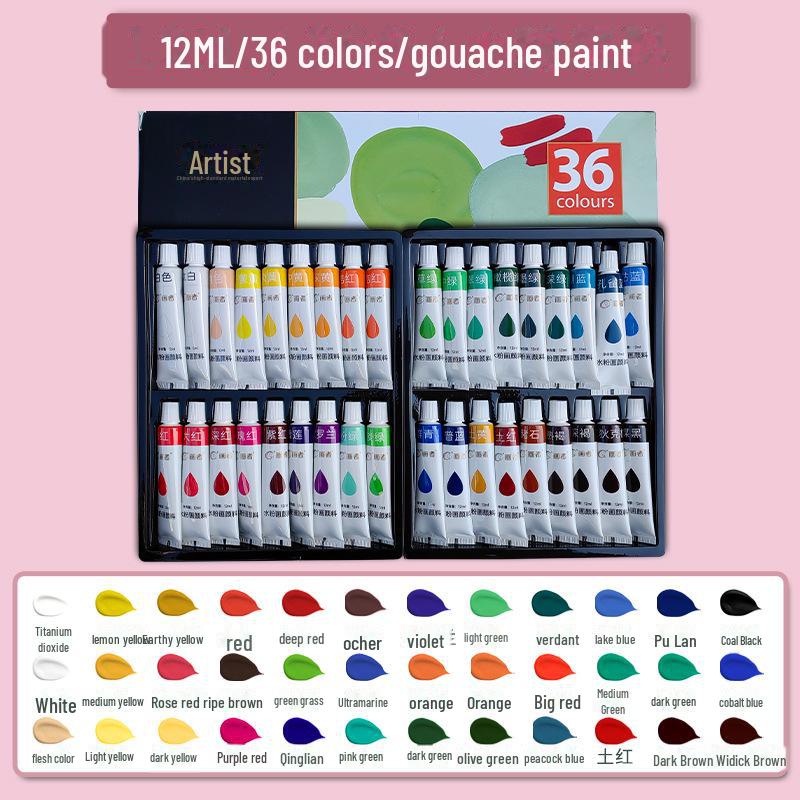 Aquarell-Gouache-Malset für Anfänger – Spezieller Künstlerbedarf für Kunststudenten von Joom DACH