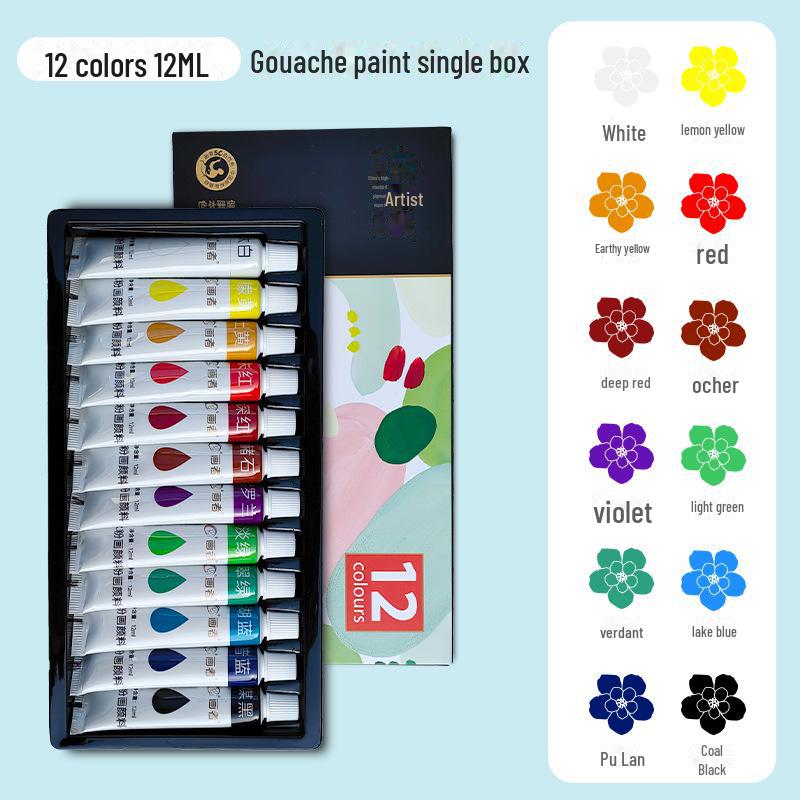 Aquarell-Gouache-Malset für Anfänger – Spezieller Künstlerbedarf für Kunststudenten von Joom DACH