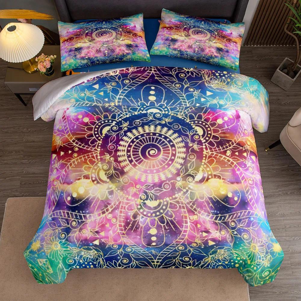 Aquarell Retro Blumen Bettwäscheset ohne Bettlaken King Queen Double Full Twin Single Größe Bettwäscheset 135 200cm von Joom DACH