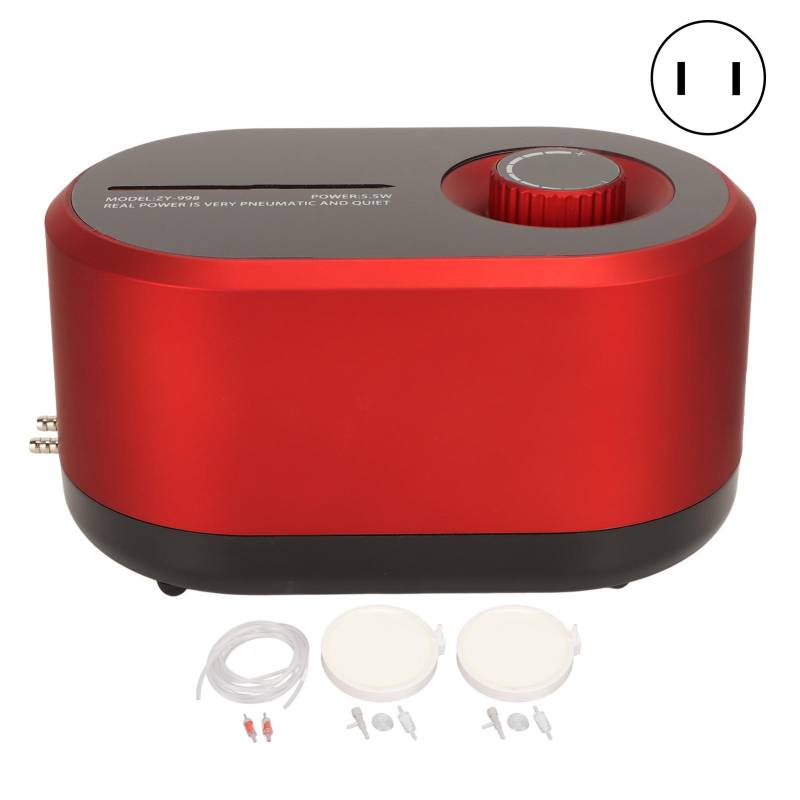 Aquarium Luftpumpe Einstellbar Großes Volumen Leise Aquarium Sauerstoffpumpe für Outdoor Angeln US Stecker von Joom DACH
