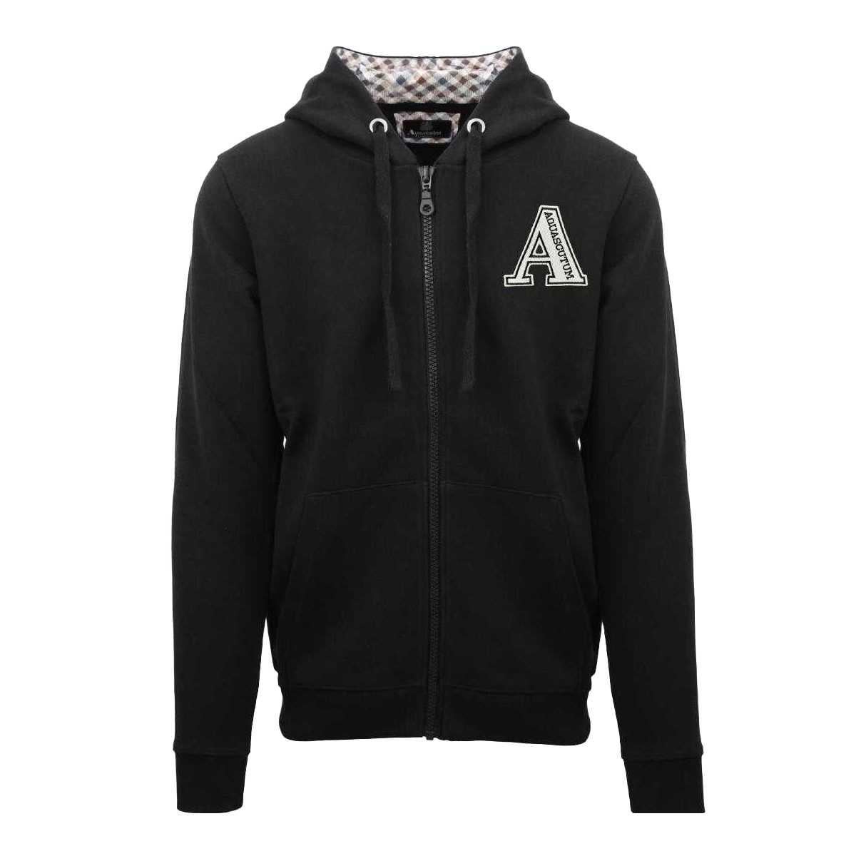 Aquascutum Herren Klassischer Hoodie mit großem Logo und durchgehendem Reißverschluss M schwarz Aquascutum Herren Klassischer Hoodie mit großem Logo und durchgehendem Reißverschluss M schwarz von Joom DACH