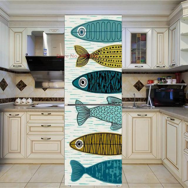 Arabischer Kühlschrankaufkleber Bambuswald Kühlschranktapete Vinyl Türabdeckung Bier selbstklebendes Wandbild Küchendekor Aufkleber Poster 60x150cm(1pcs) von Joom DACH