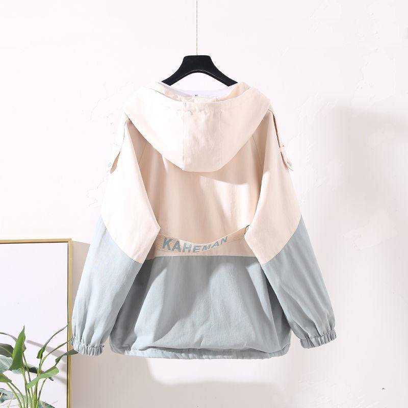 Arbeitskleidung Jacke Mädchen Frühling und Herbst Kleidung Junior High School Schüler koreanischen Stil lose kurze Top Kleidung XXL blau von Joom DACH