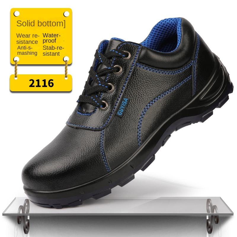 Arbeitsschuhe Herren Anti-Smashing und Anti-Piercing Stahlkopf Verschleißfeste leichte Schutzschuhe Arbeitsschuhe 46 von Joom DACH