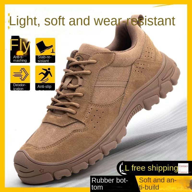 Arbeitsschuhe Herren Bruchsicher, Durchstichfest, Hitzebeständig Solide Sohle, Deodorant und Atmungsaktive Arbeitsschuhe 46 von Joom DACH