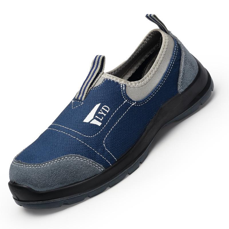 Arbeitsschuhe Herren Leicht Atmungsaktiv Deodorant Stoßfest Durchtrittsicher Stahlkappe Sicherheitsschuhe 46 von Joom DACH