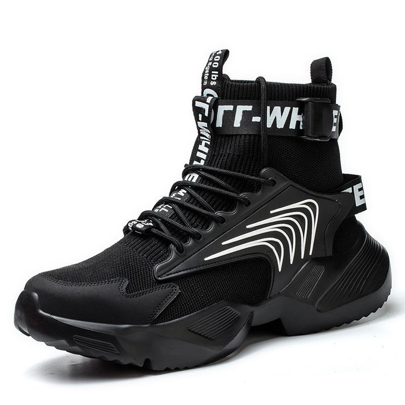 Arbeitsschutzschuhe für Männer und Frauen im Sommer, atmungsaktiv, Deodorant, Zehenkappe aus Stahl, verschleißfest, Sicherheitsschuhe für die Baustelle 46 von Joom DACH