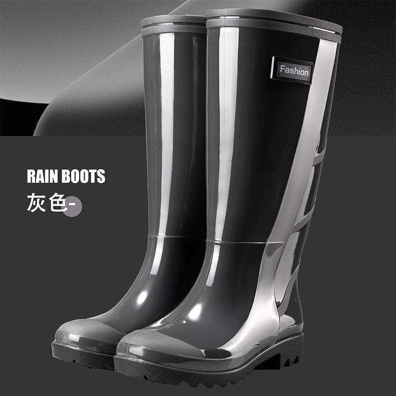 Arbeitsversicherung hohe Stiefel Regenschuhe Camouflage Herren Rindflechsensohle wasserdicht und verschleißfest Wasserschuhe Samt warme Schuhe 43 von Joom DACH