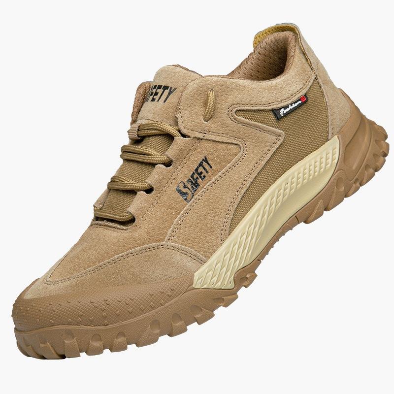 Arbeitsversicherungsschuhe Herren-Arbeitsschuhe aus Stahl Baotou Anti-Smashing- und Anti-Piercing-Sicherheitsschuhe Bequeme und verschleißfeste Sicherheitsschutzschuhe 45 von Joom DACH