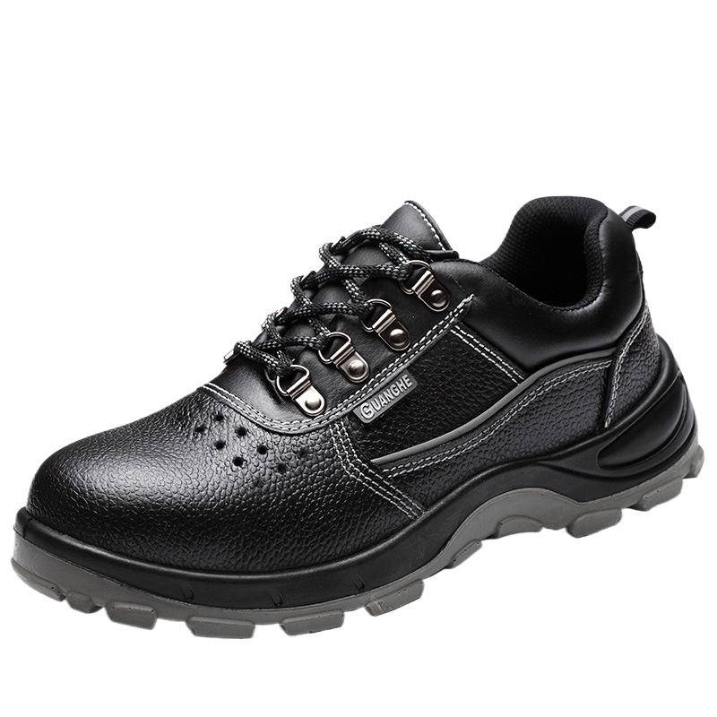 Arbeitsversicherungsschuhe Herren Deodorant Steel Baotou Anti-Smashing, Anti-Piercing, Verschleißfeste Arbeitsschuhe für die Baustelle 46 von Joom DACH