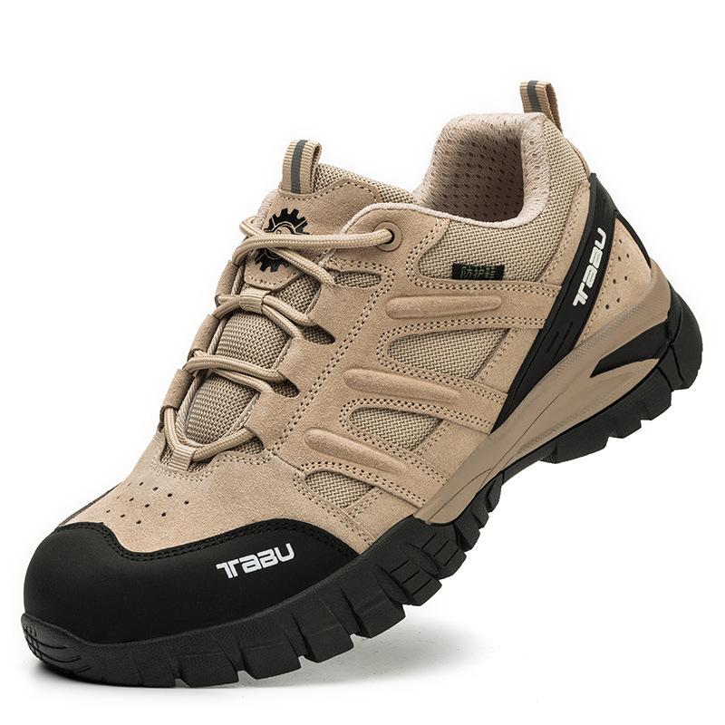 Arbeitsversicherungsschuhe Herren Sicherheitsschuhe mit Anti-Smashing- und Anti-Piercing-Schutzisolierung Arbeitsschuhe Atmungsaktiv 46 von Joom DACH