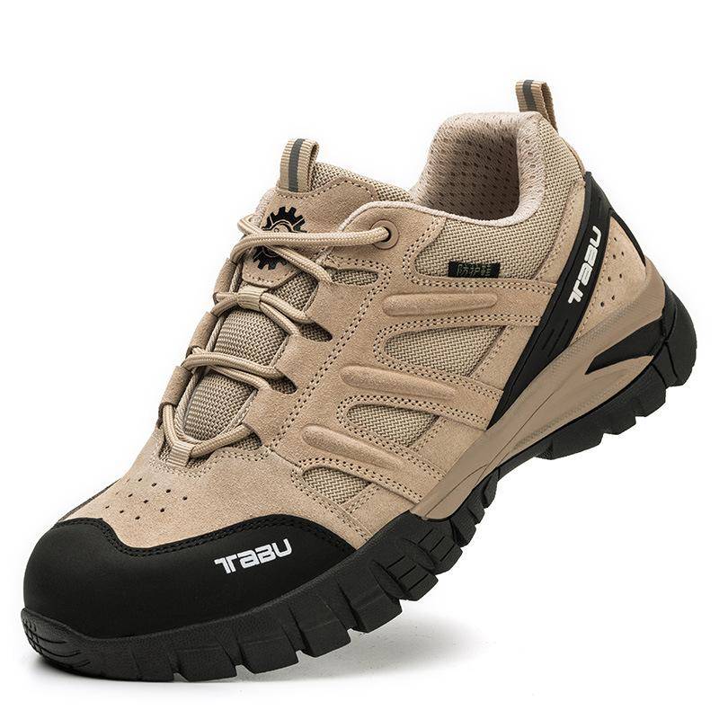 Arbeitsversicherungsschuhe Herren Sicherheitsschuhe mit Anti-Smashing- und Anti-Piercing-Schutzisolierung Arbeitsschuhe Atmungsaktiv 46 von Joom DACH