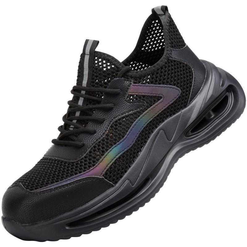 Arbeitsversicherungsschuhe Herren-Sicherheitsschuhe mit Stahlkopf, Anti-Smashing- und Anti-Piercing-Schutzschuhe, Deodorant-Sicherheitsschutzschuhe 46 von Joom DACH