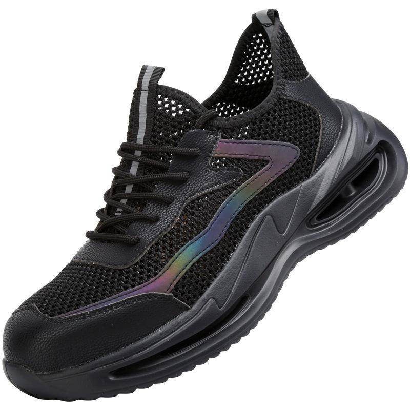 Arbeitsversicherungsschuhe Herren-Sicherheitsschuhe mit Stahlkopf, Anti-Smashing- und Anti-Piercing-Schutzschuhe, Deodorant-Sicherheitsschutzschuhe 46 von Joom DACH