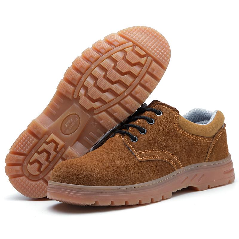 Arbeitsversicherungsschuhe Herren Sommer Atmungsaktive Stahl Baotou Anti-Smashing und Anti-Piercing Leichte Schutzschuhe für Elektroschweißarbeiten 42 von Joom DACH