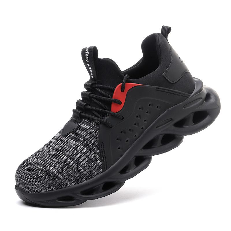 Arbeitsversicherungsschuhe Herren Ultraleichte Baotou-Arbeitsschuhe mit Anti-Smashing- und Anti-Piercing-Stahlsohle 46 von Joom DACH