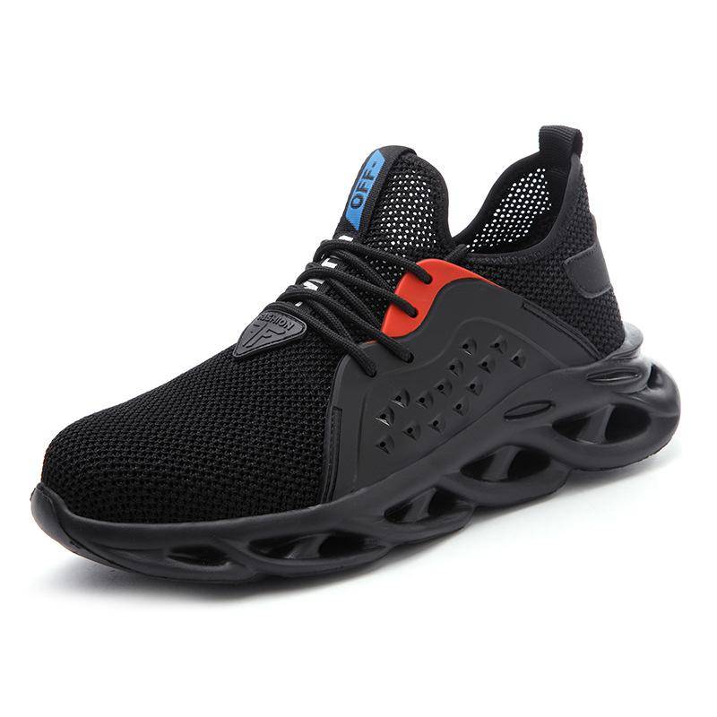 Arbeitsversicherungsschuhe Sicherheitsschuhe für Herren Anti-Smashing und Anti-Piercing Atmungsaktive Sicherheitsschuhe mit Stahlsackkopf 47 von Joom DACH