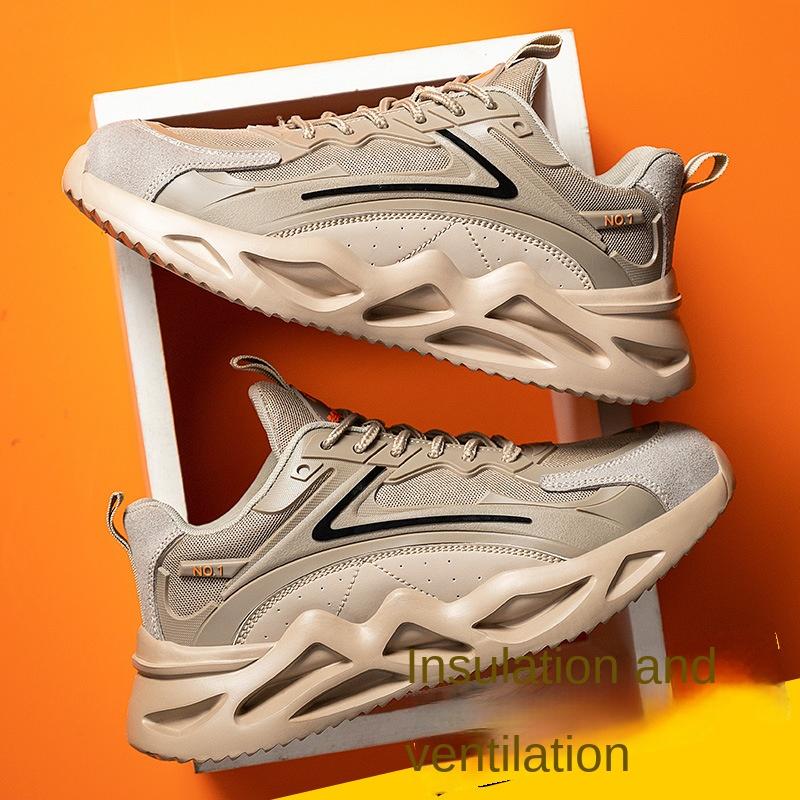 Arbeitsversicherungsschuhe Sicherheitsschuhe für Herren mit Anti-Smashing- und Anti-Piercing-Funktion Weiche Sohle Rutschfeste und verschleißfeste isolierende Sicherheitsschuhe 46 von Joom DACH