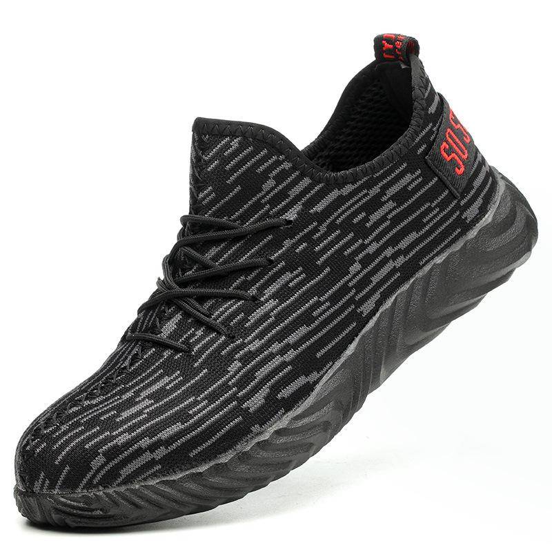 Arbeitsversicherungsschuhe für Herren, Anti-Smashing- und Anti-Piercing-Schutzschuhe, alte Versicherungs-Arbeitsschuhe 45 von Joom DACH