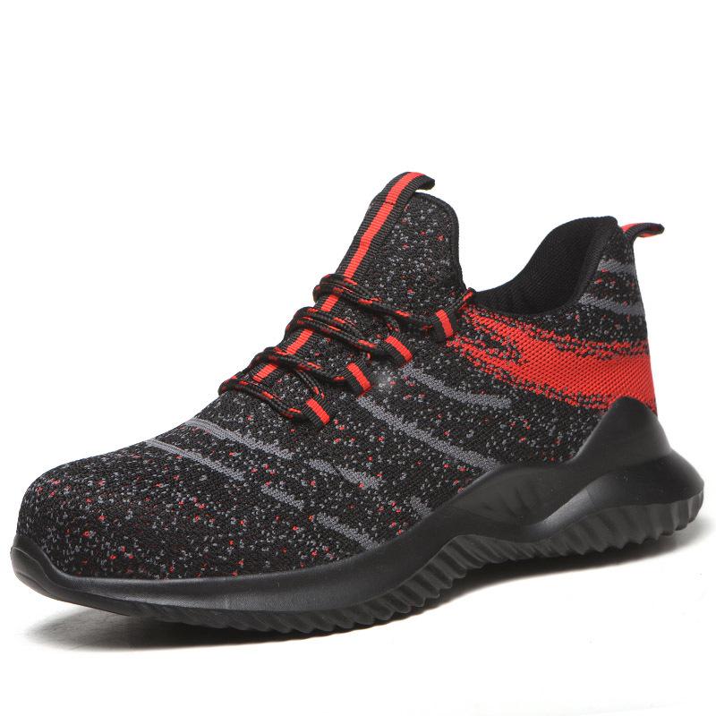 Arbeitsversicherungsschuhe für Herren, Anti-Smashing- und Anti-Piercing-Schutzschuhe, alte Versicherungs-Arbeitsschuhe 46 von Joom DACH