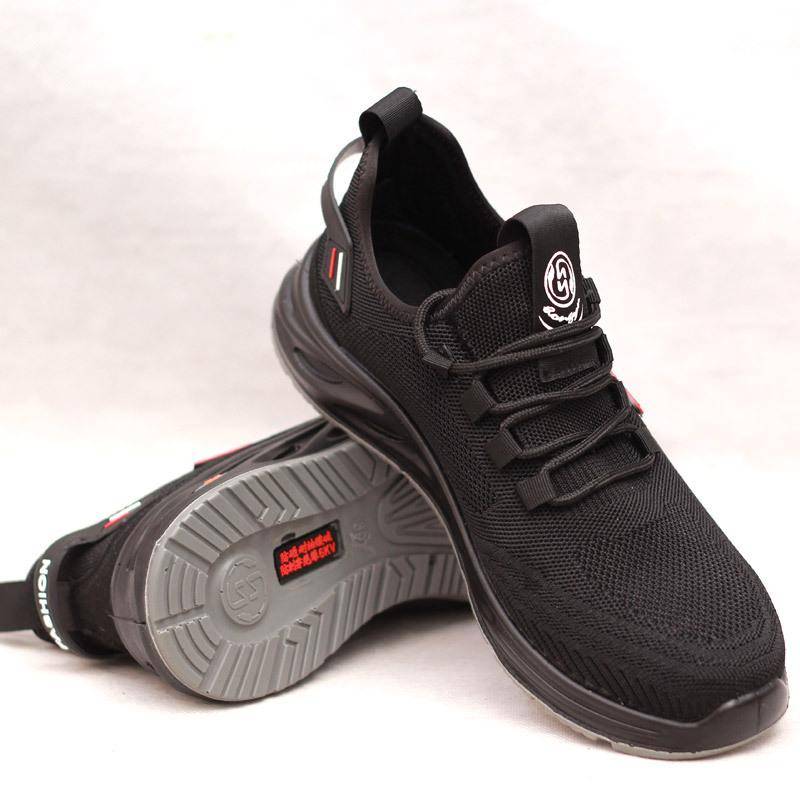 Arbeitsversicherungsschuhe mit fester Unterseite, atmungsaktivem Kunststoff-Stahlsackkopf, isolierende Anti-Smashing- und Anti-Piercing-Arbeitsschuhe für Herren 35 von Joom DACH