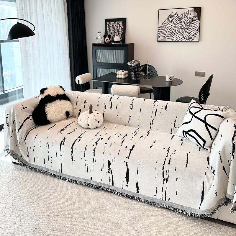 Arctic Velvet Sofa Handtuch, Universell für alle Jahreszeiten, Einfaches und hochwertiges Sofaüberwurftuch, Sofaüberwurf 180*130cm von Joom DACH